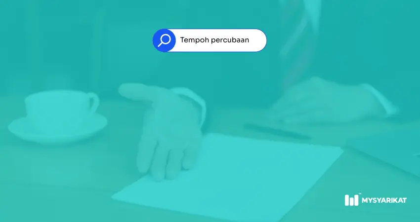 search bar searching tempoh percubaan