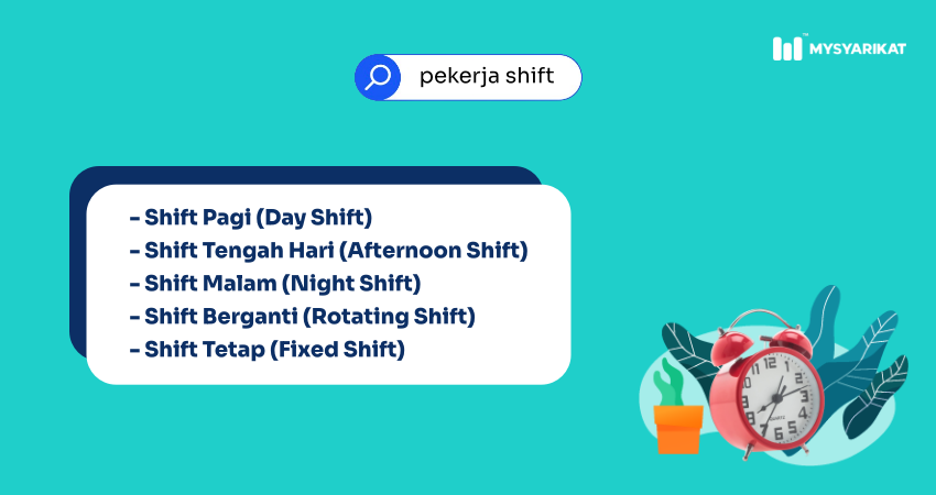 jenis-jenis jadual kerja shift