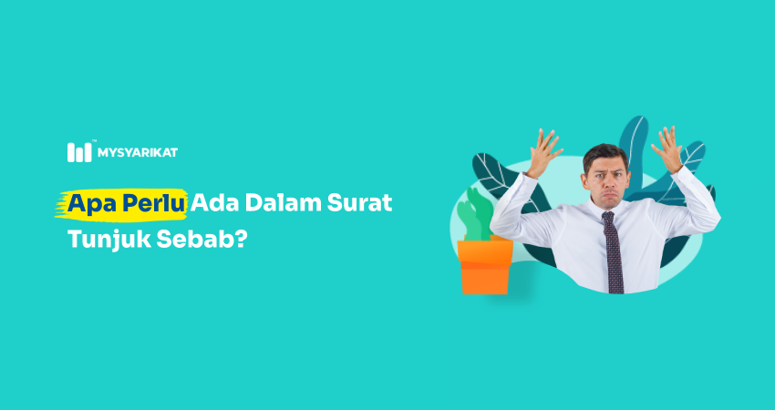 apa perlu ada dalam surat tunjuk sebab?