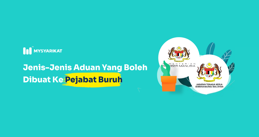 jenis-jenis aduan ke pejabat buruh