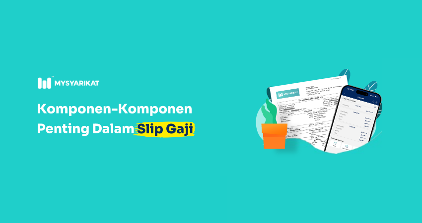 komponen utama dalam slip gaji