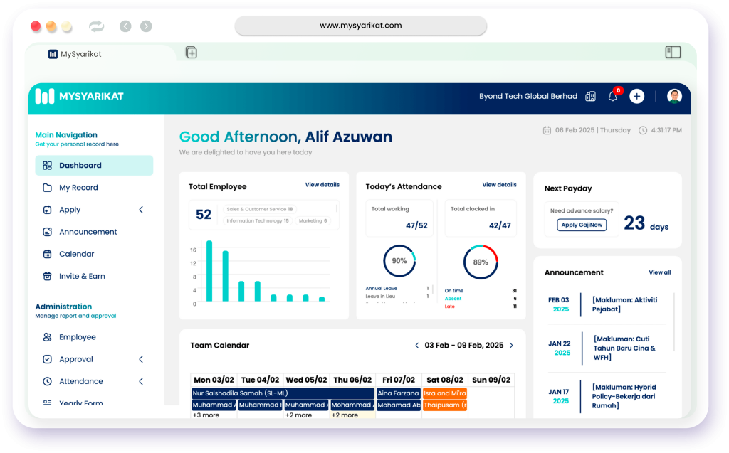 Preview 1 - Dashboard