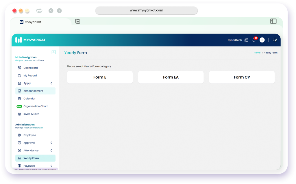 Preview 10 - Yearly Form