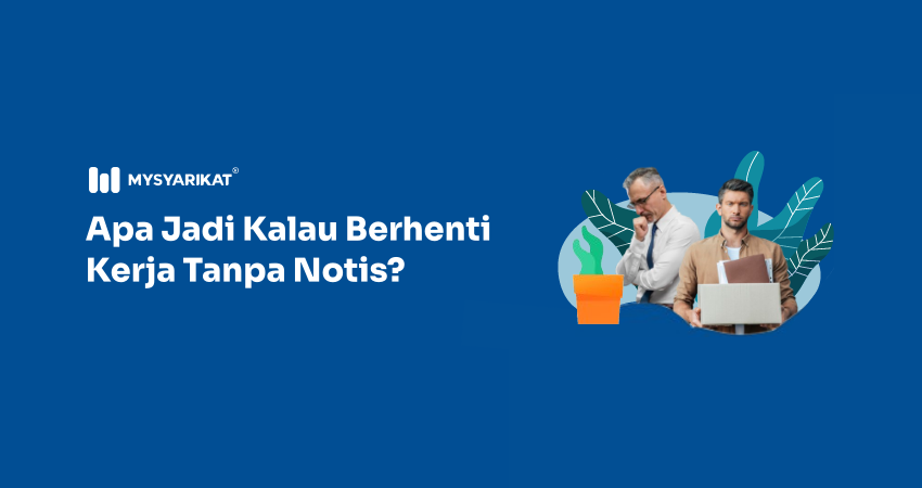 picture of an employee resigning and a employer wondering