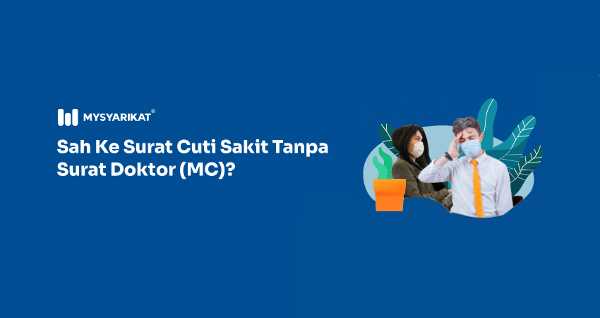 picture of employee sick and wondering is written MC without seeing doctor are valid