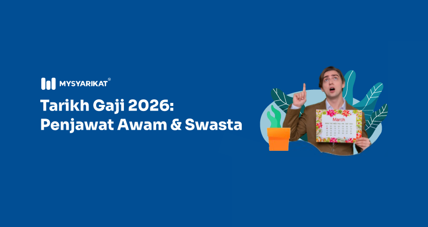 picture of a man holding a calendar waiting for salary date