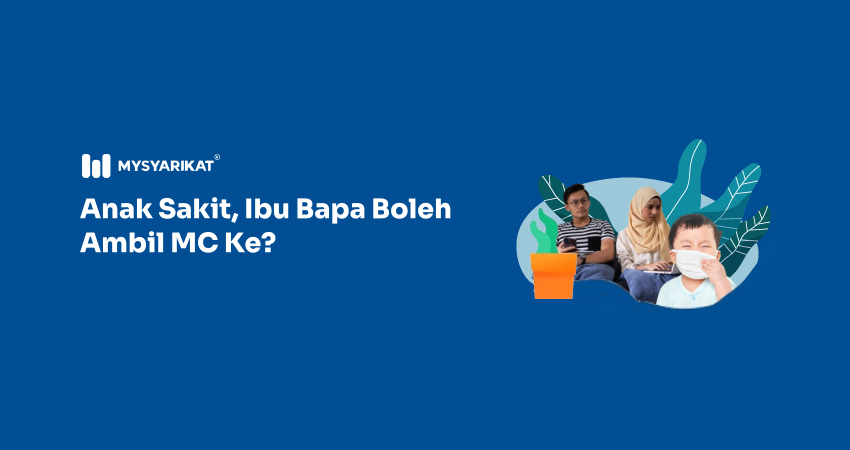 picture of a sick child and parent wondering if they can take MC on behalf of the child