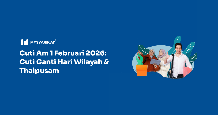 picture of male employee and 2 female employee enjoying public holiday, Hari Wilayah and Thaipusam