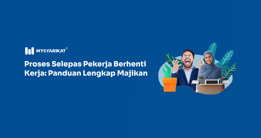 picture of female employee resign and male employer screaming